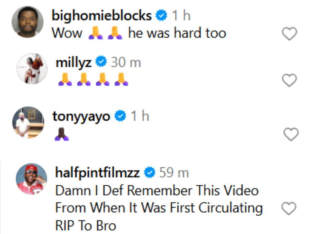 Artists pay their respects to the Philly rapper (Image via Instagram/@saycheesetv)